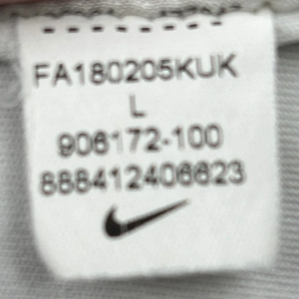 Nike Shirt Mens Large White Cincinnati Bengals NFL Dri-Fit Golf Polo Sideline L